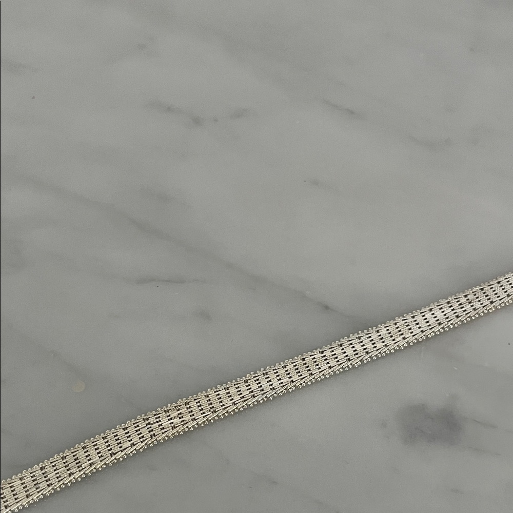 Vintage 1980s Sterling Silver Bracelet - Picture 7 of 12